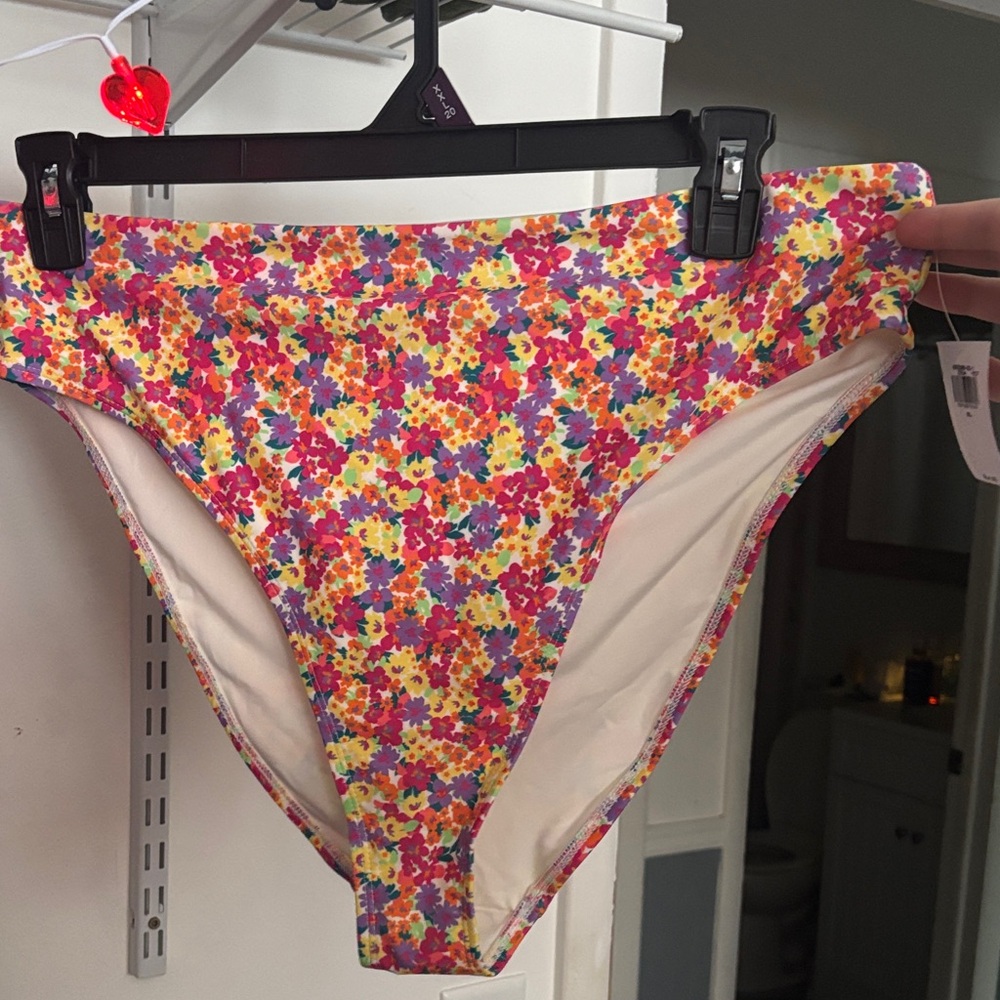 Old Navy Colorful Floral Bikini Bottom